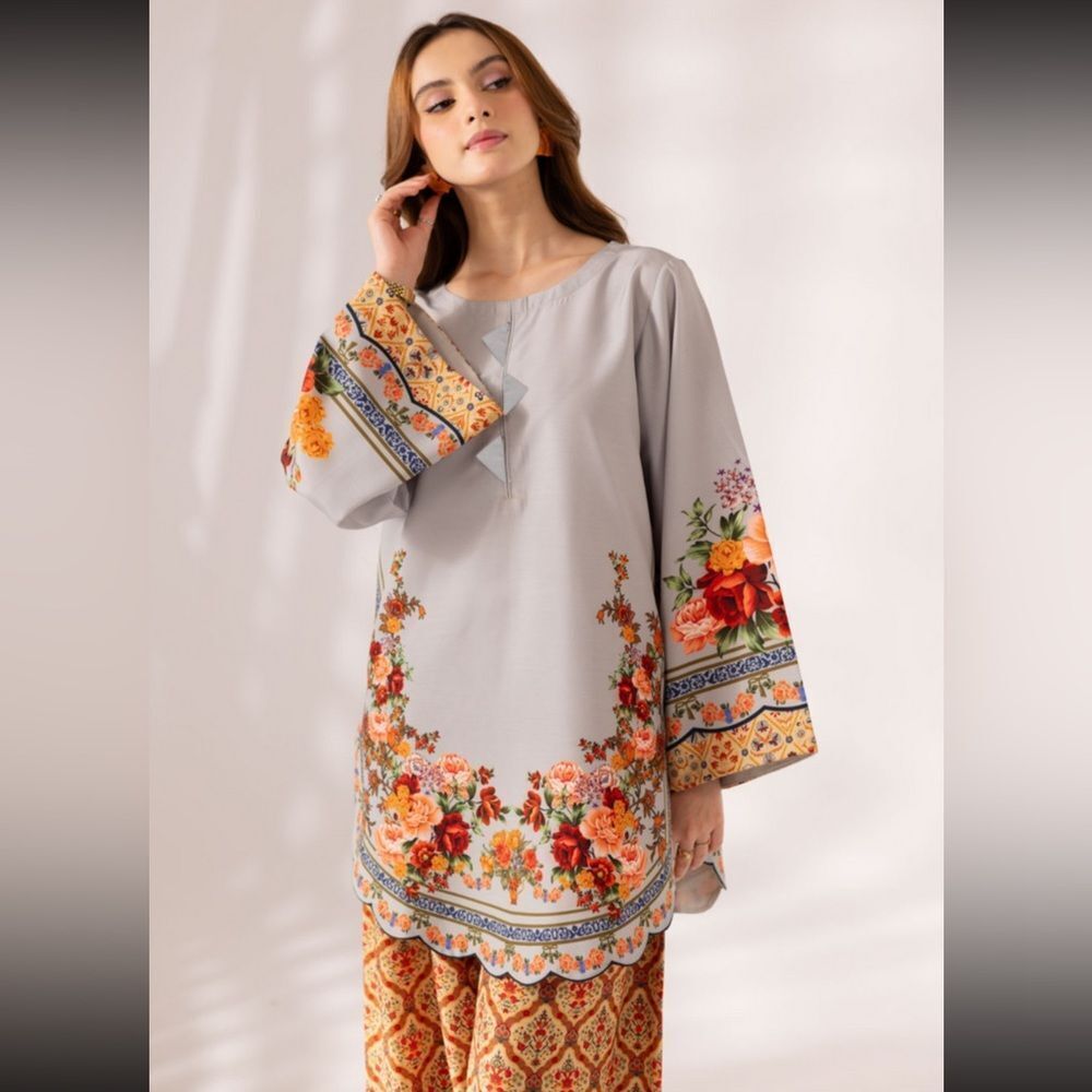 SILAYIPRET PAKISTANI DESIGNER 2 PIECE DRESS STITCHED ELEGANT INDIAN - Picture 4 of 13